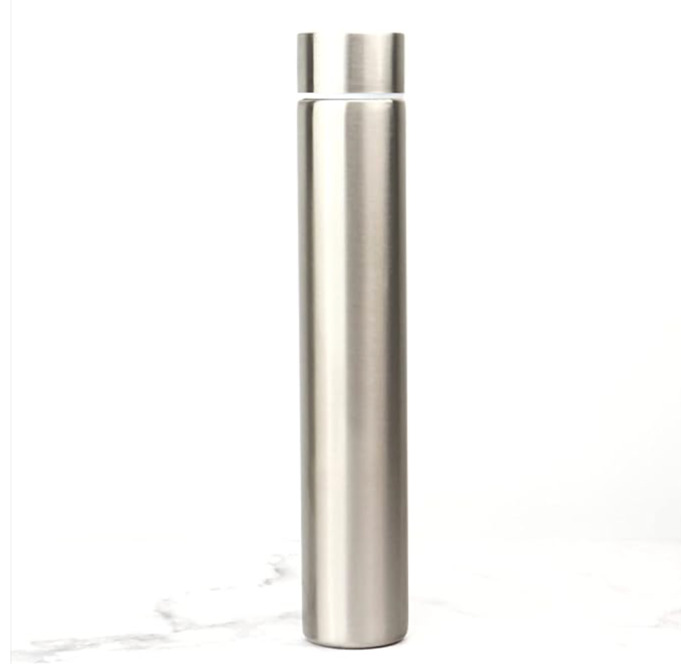 Cute Slim Water Bottle,Skinny Flask for Women, Kids & Girls, Portable Handbag Water Bottle, Vacuum Insulated Reusable Leak Proof Stainless Steel Hydroflask Thermos